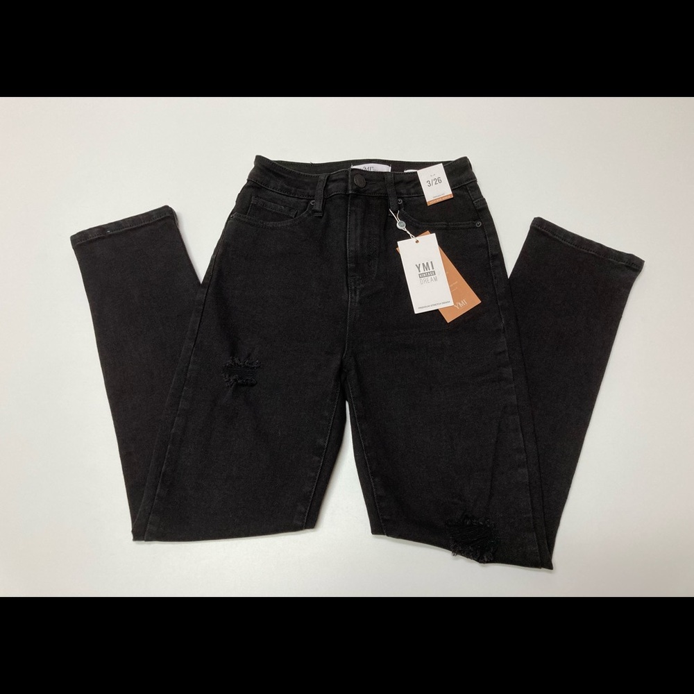 COPY - YMI Black Vintage Dream Jeans High Rise Ankle